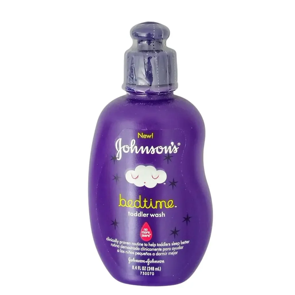 Johnson's Bedtime Toddler Wash 8.4 oz No More Tears Bath Naturalcalm Discontinue